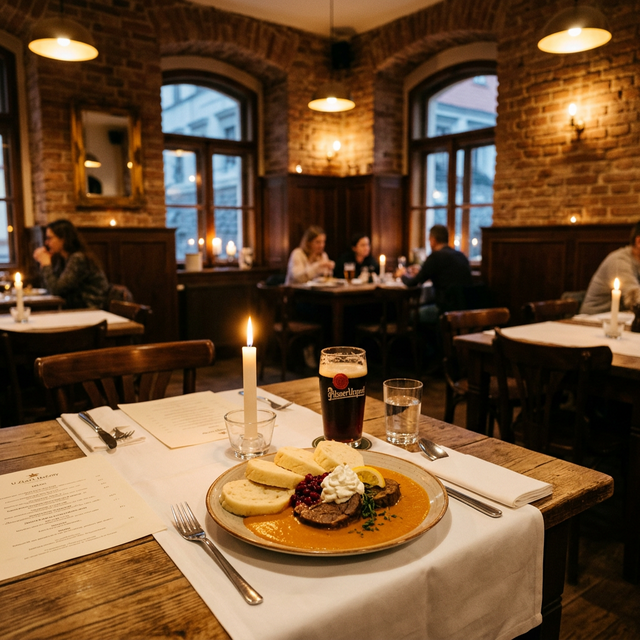 Ukázkový web pro restauraci